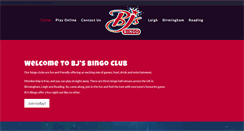 Desktop Screenshot of bjsbingo.co.uk